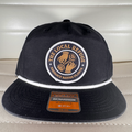 Black Hat with Black Logo Patch