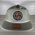 Sage Hat with Black Logo Patch