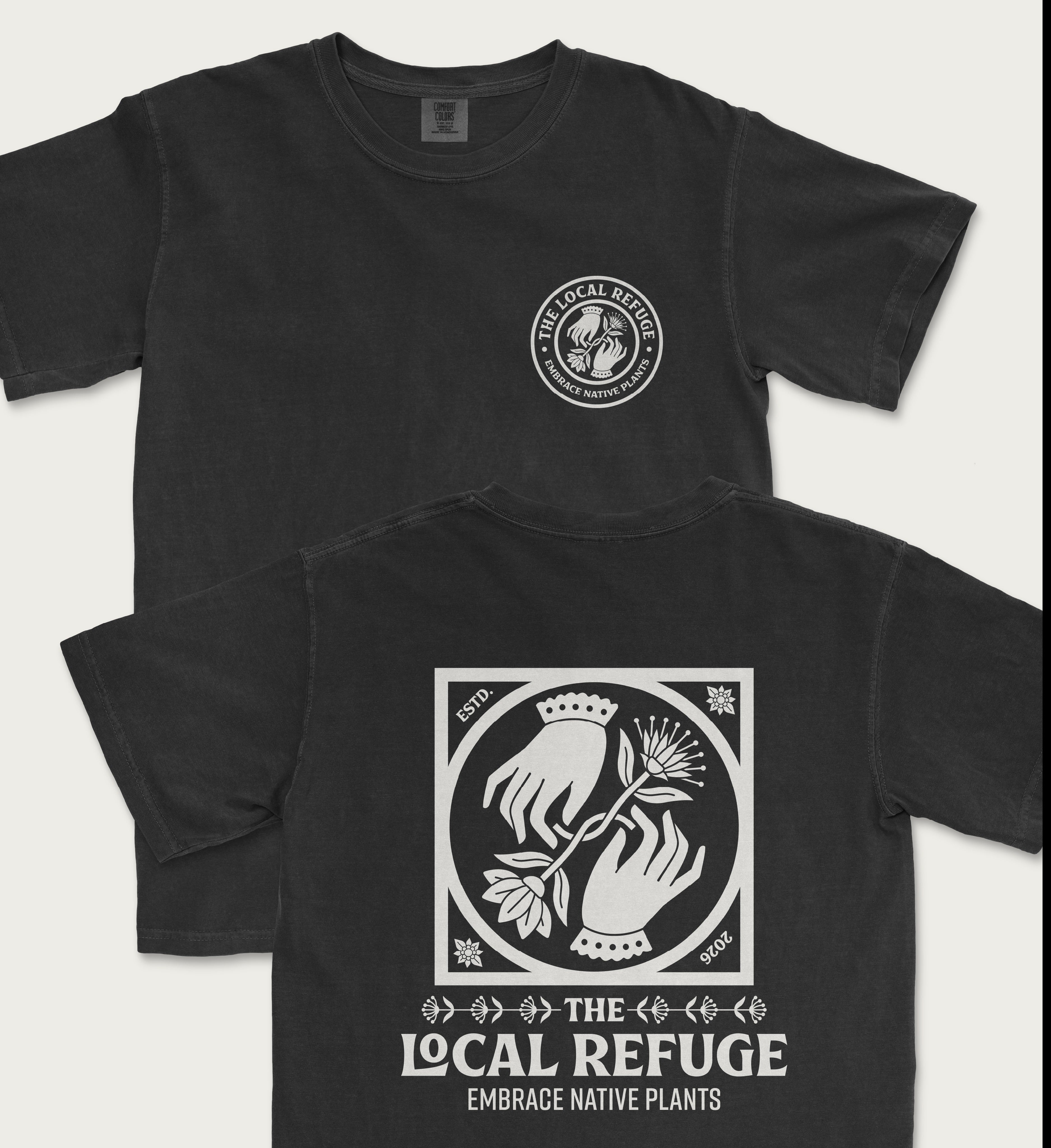 Black Branded T-Shirt