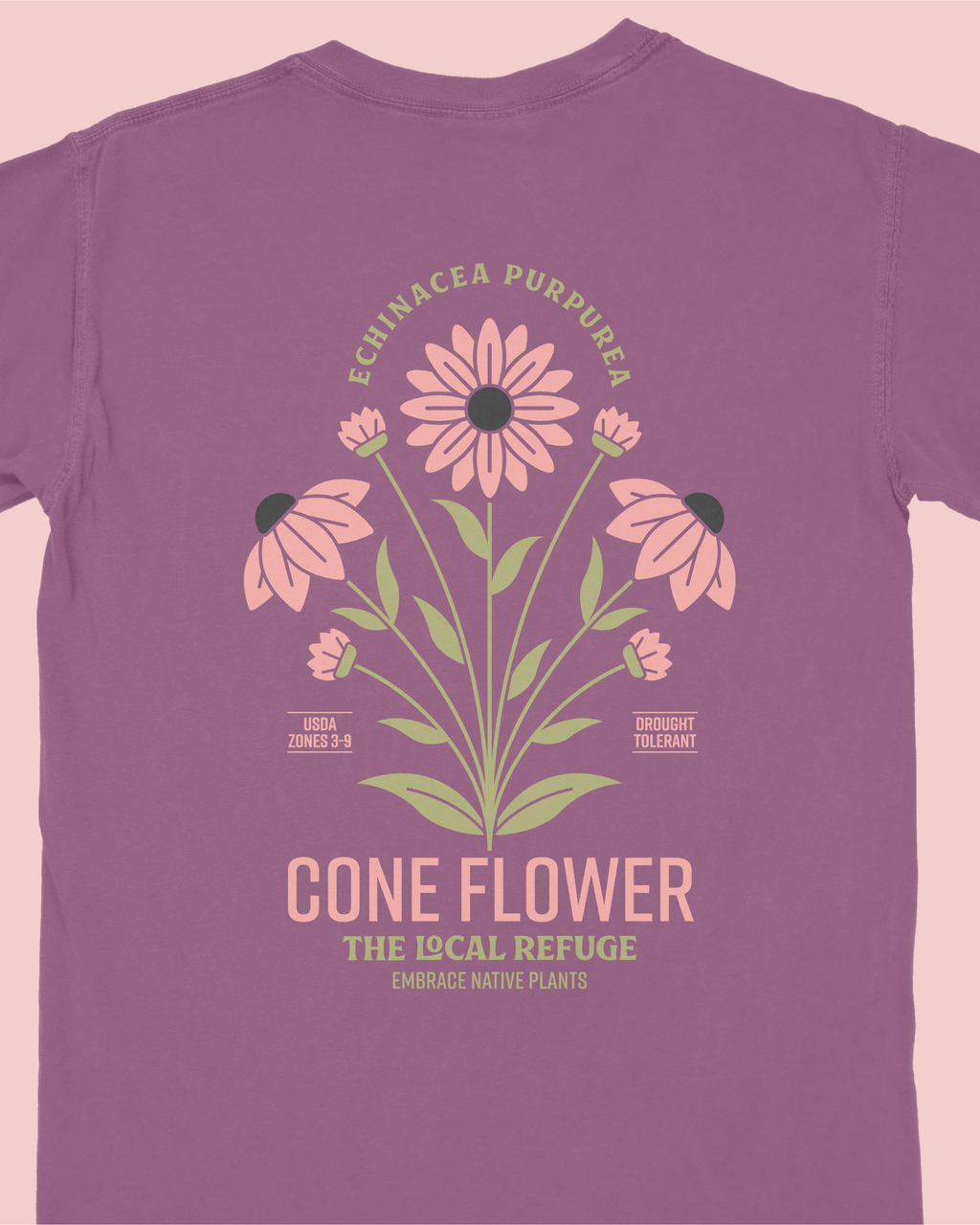 Coneflower Shirt - Purple