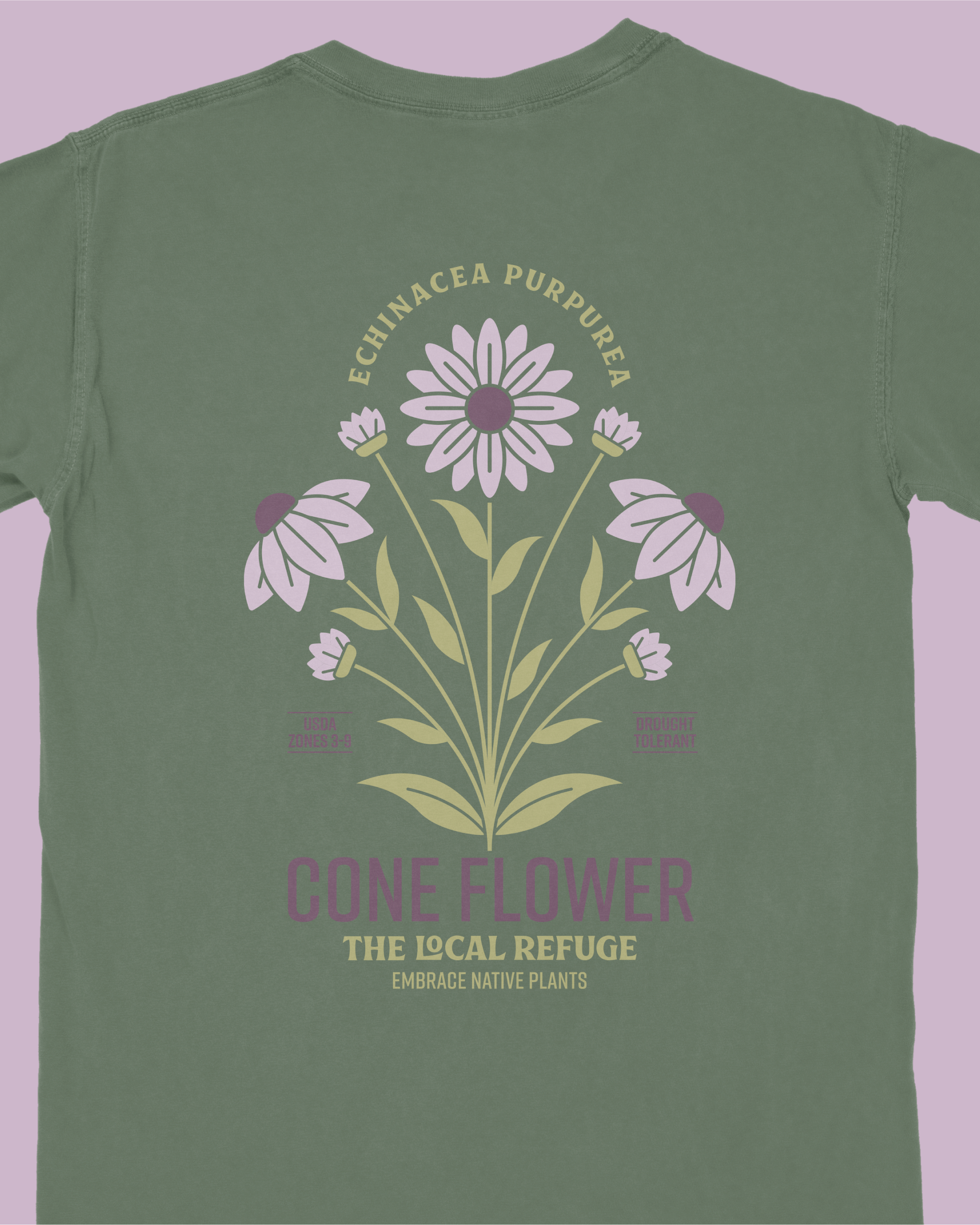 Coneflower Shirt - Green