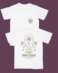 Coneflower Shirt - White
