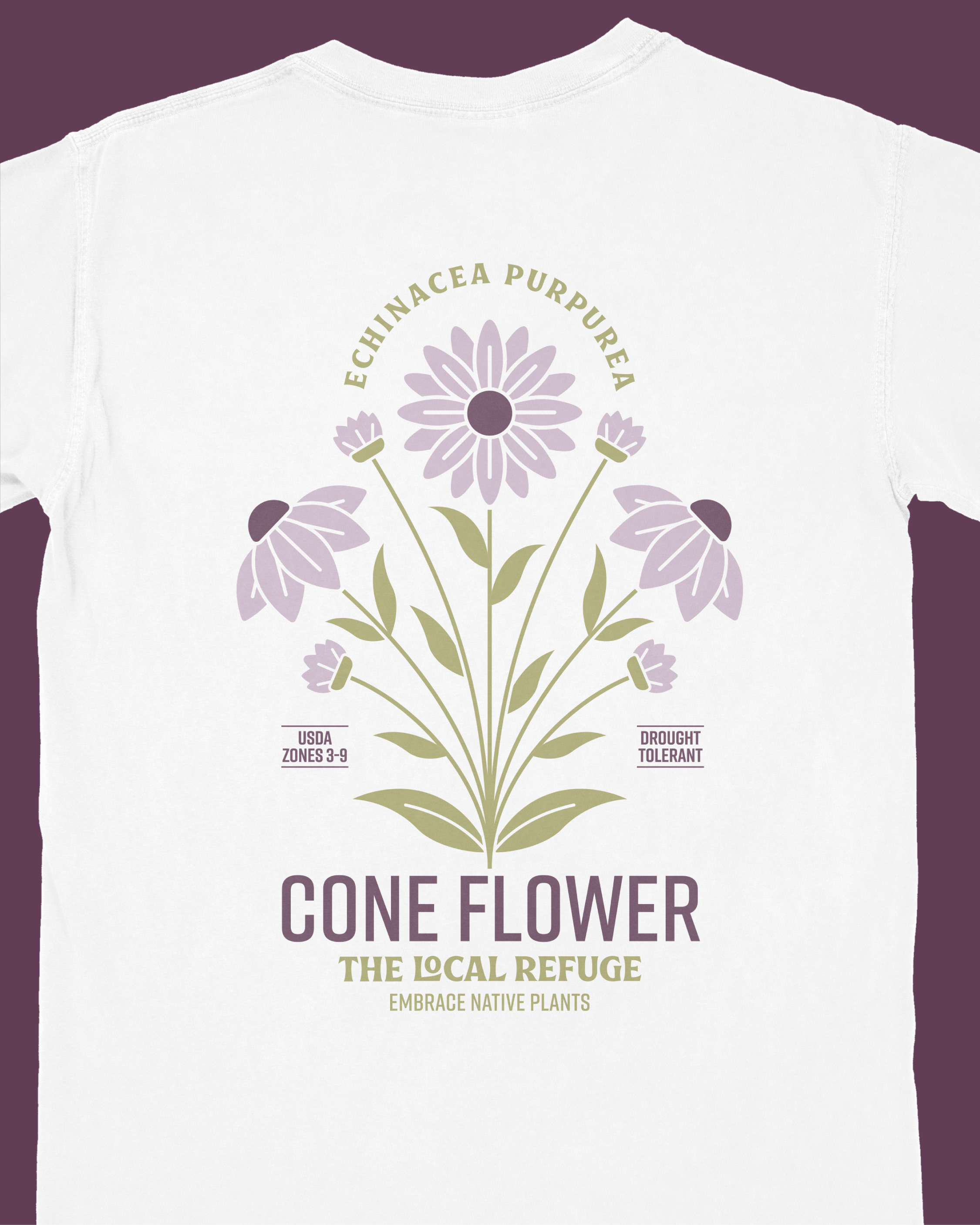 Coneflower Shirt - White
