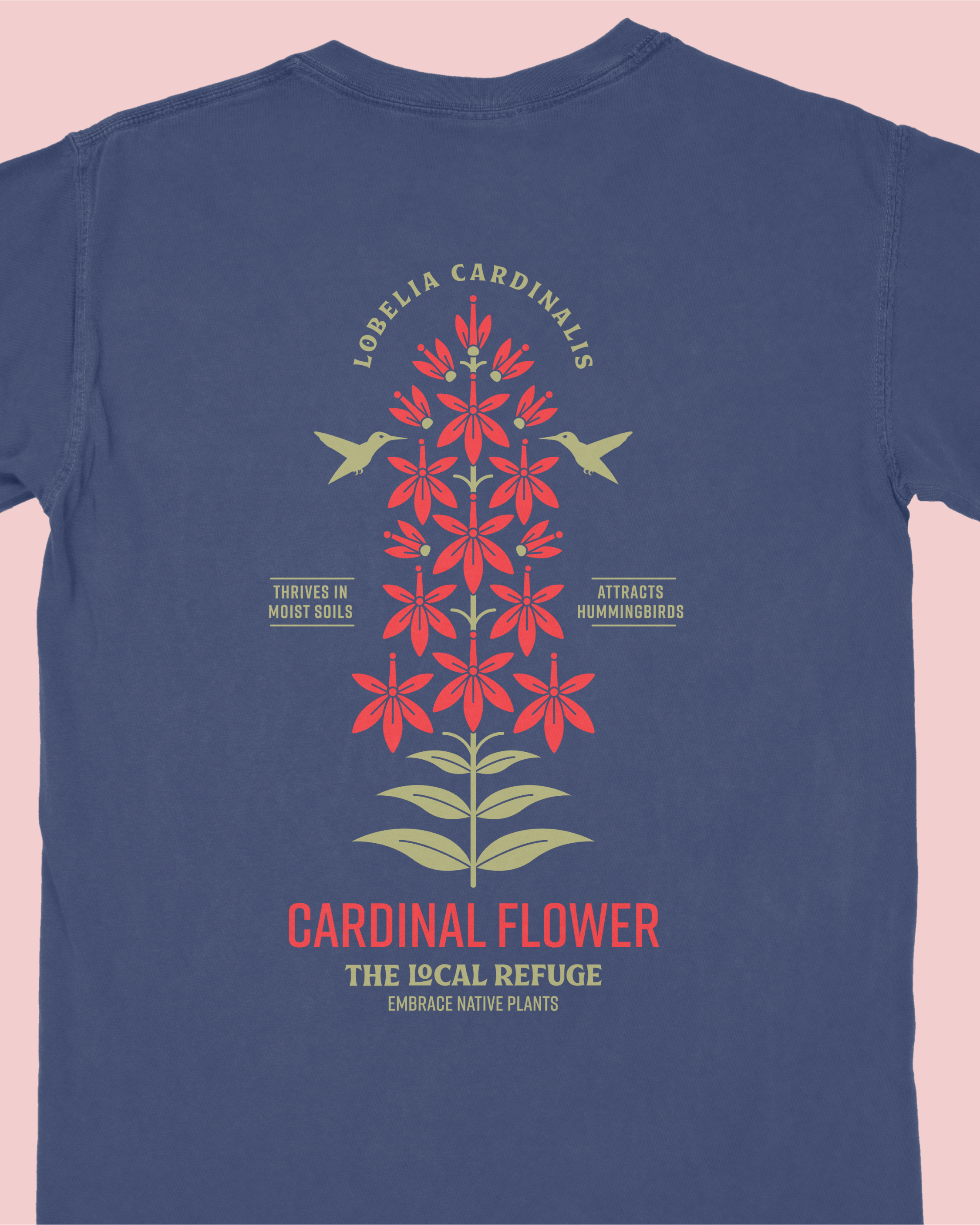 Cardinal Flower Shirt - Blue