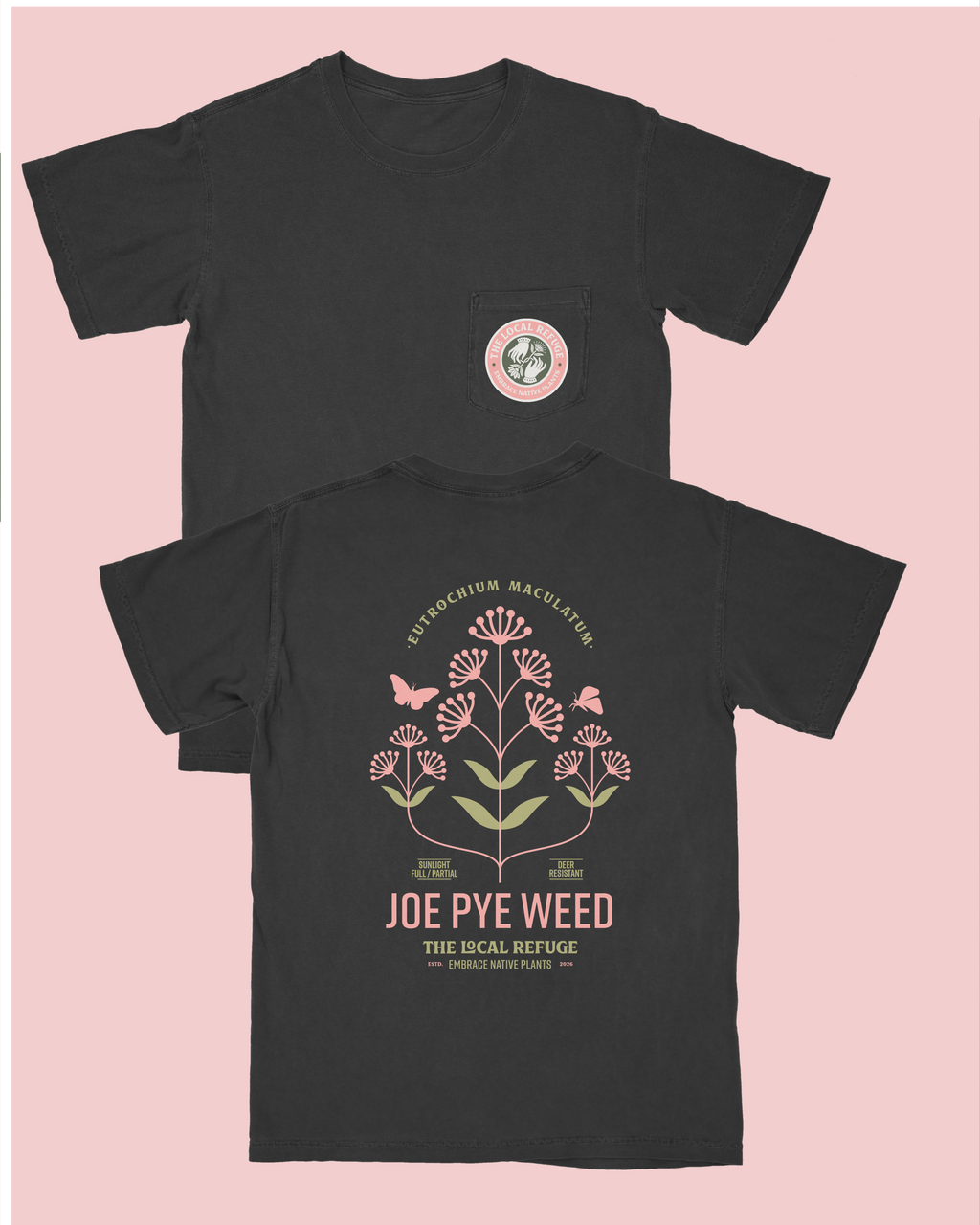 Joe Pye Weed Shirt - Black