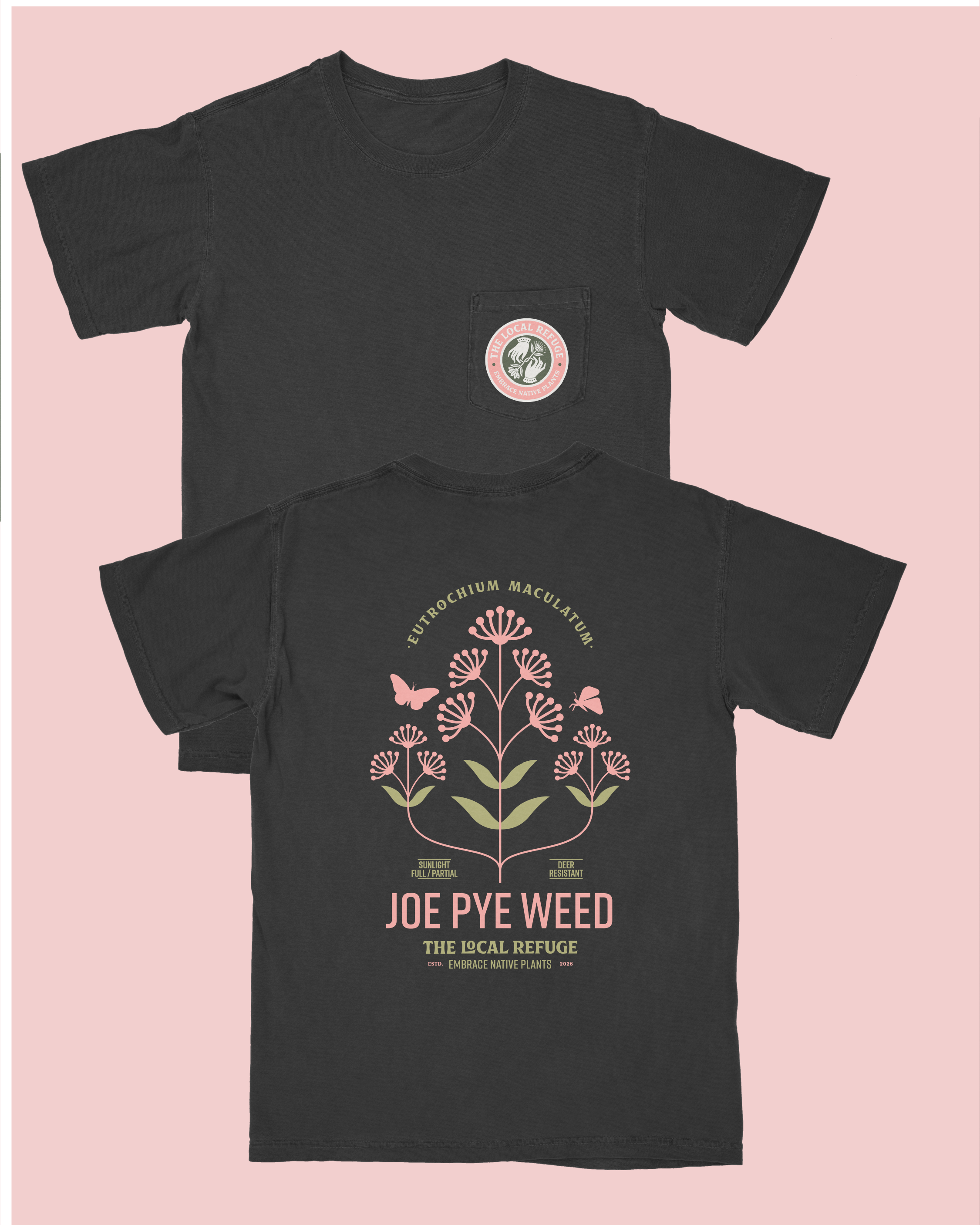 Joe Pye Weed Shirt - Black
