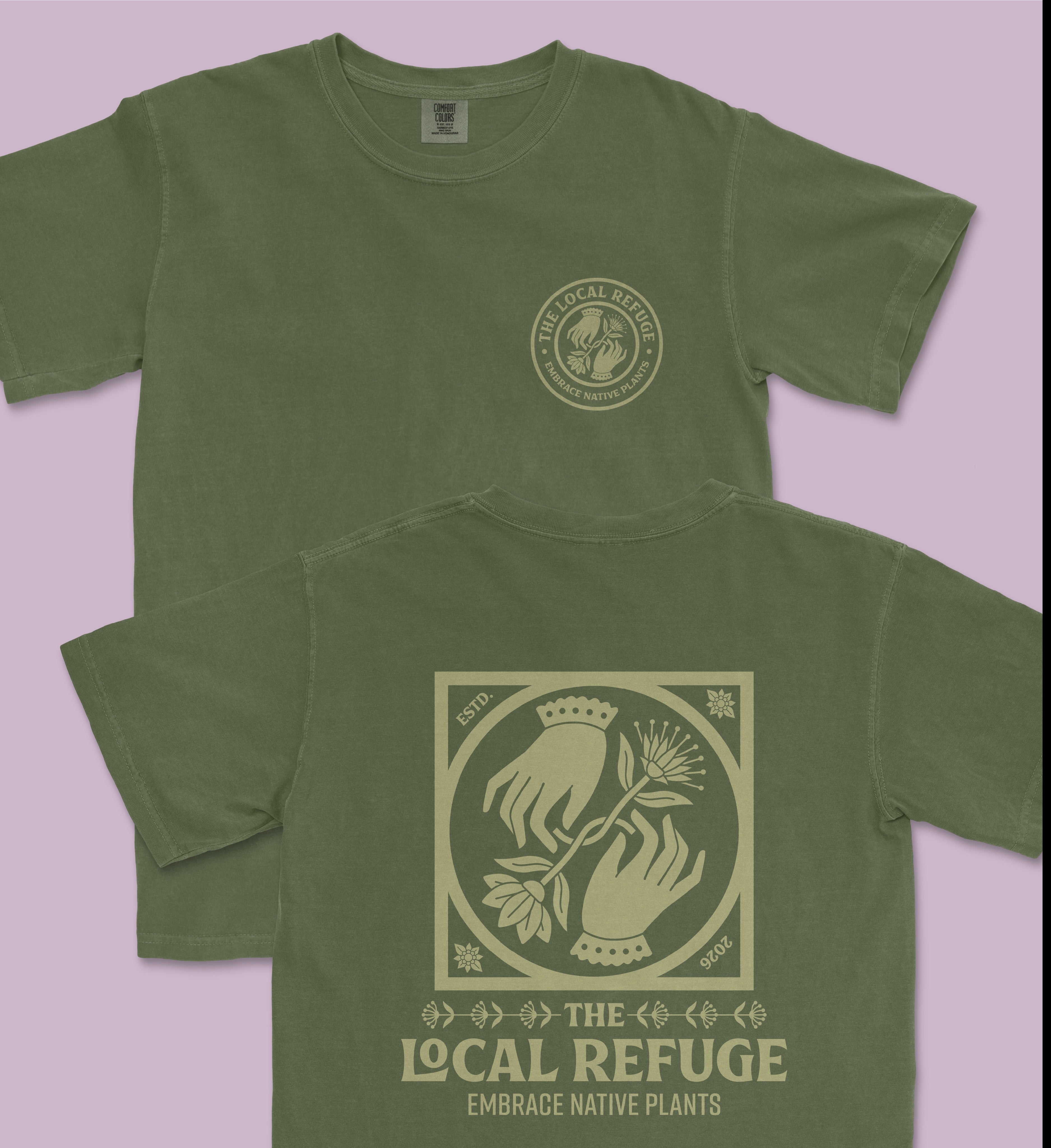Green Branded T-Shirt